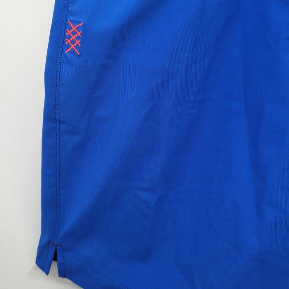 Rhone Resort Collection Blue Quick Drying‎ Side Vent Flat Front Men's Shorts - Picture 9 of 15